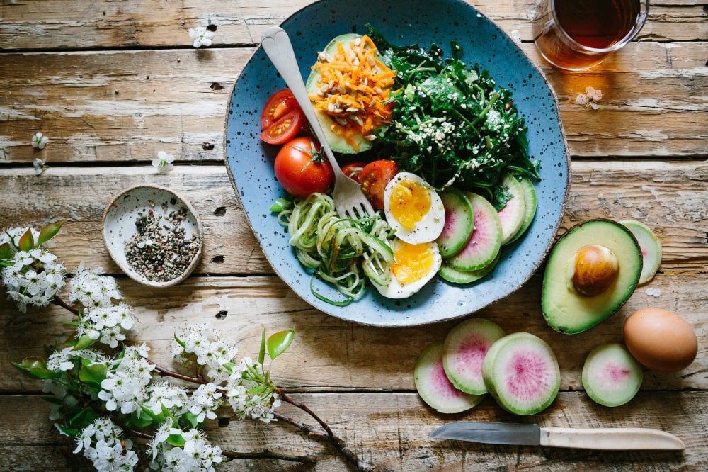 Beet and Burrata Salad with Fried Bread